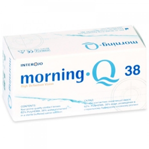Morning Q 38 линзы на 3 месяца (1 шт.) 